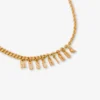 Metal necklace