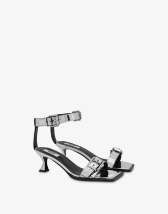 Mirror effect sandals