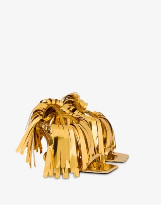 Mirror effect sandals