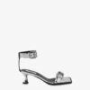 Mirror effect sandals