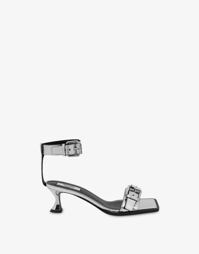 Mirror effect sandals