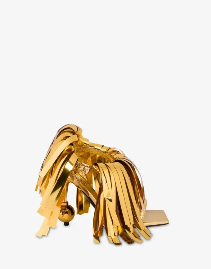 Mirror effect sandals