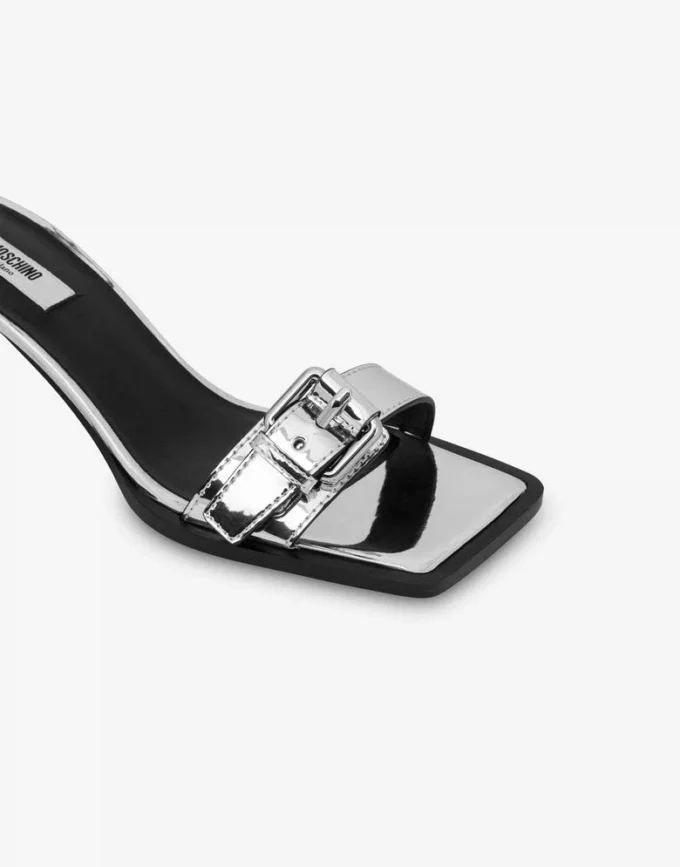 Mirror effect sandals