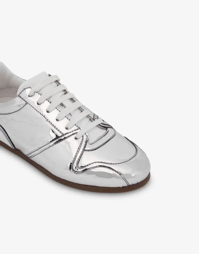 Mirror effect sneakers