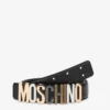Mixed Lettering Logo calfskin belt