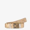 Mixed Lettering Logo calfskin belt