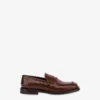 Moccasins in croc-print calfskin Moccasins in croc-print calfskin