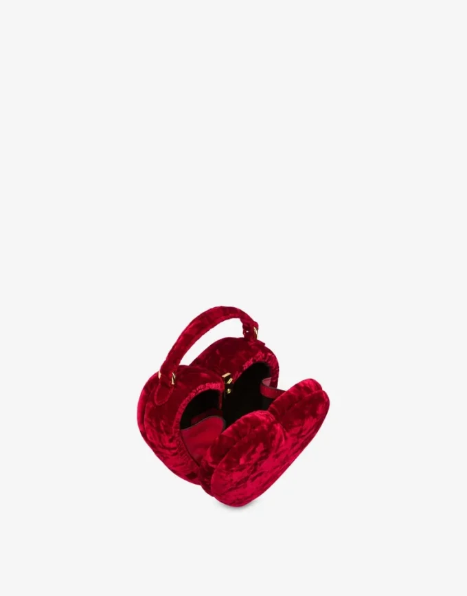Moschino Love Me bag in velvet Moschino Love Me bag in velvet