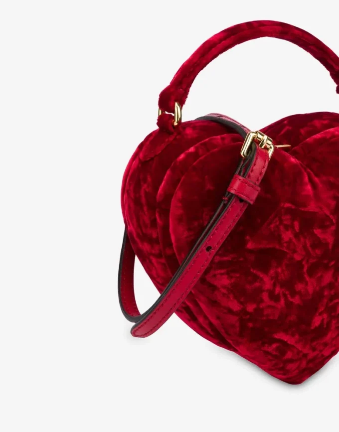 Moschino Love Me bag in velvet Moschino Love Me bag in velvet