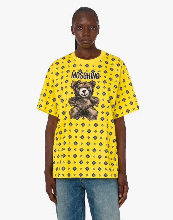 Moschino Teddy Bear organic cotton jersey T-shirt