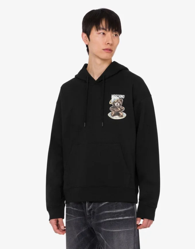 Moschino Teddy Bear Organic Cotton Sweatshirt