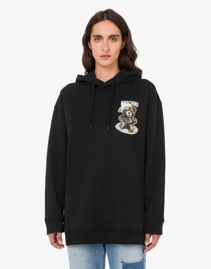 Moschino Teddy Bear Organic Cotton Sweatshirt