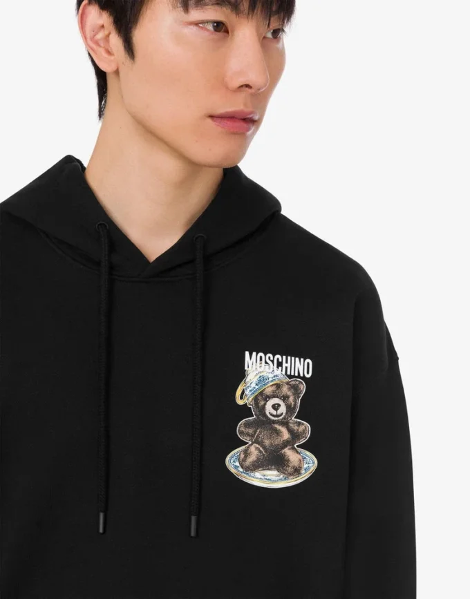 Moschino Teddy Bear Organic Cotton Sweatshirt