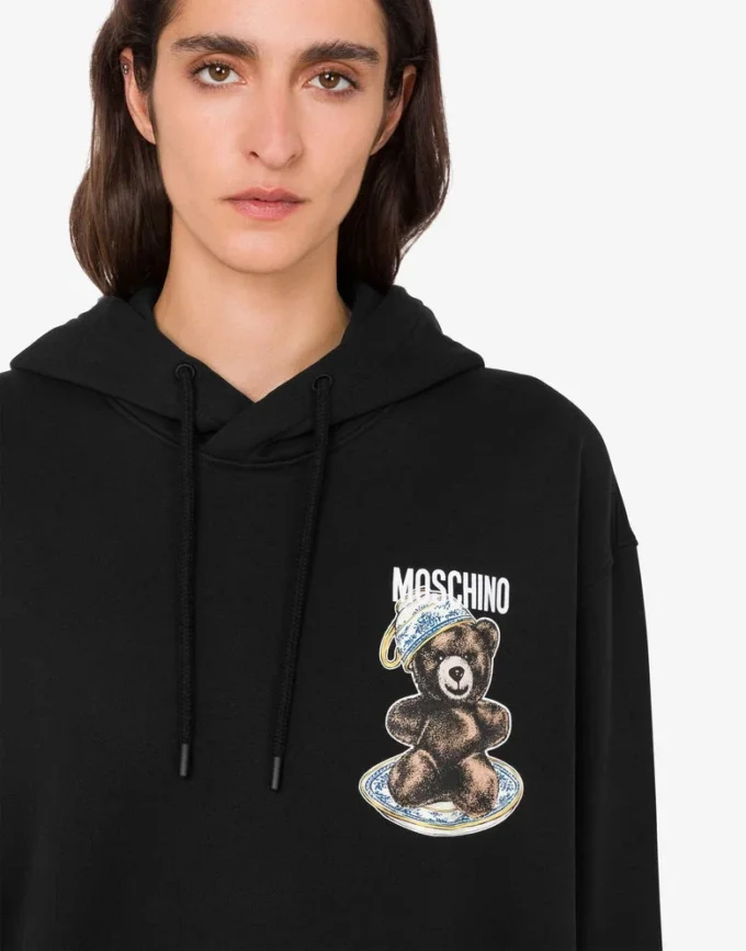 Moschino Teddy Bear Organic Cotton Sweatshirt