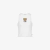 Moschino Teddy Bear stretch cotton jersey top