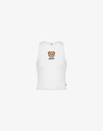 Moschino Teddy Bear stretch cotton jersey top Moschino Teddy Bear stretch cotton jersey top