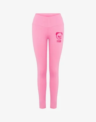 Moschino Teddy Bear technical fabric leggings Moschino Teddy Bear technical fabric leggings