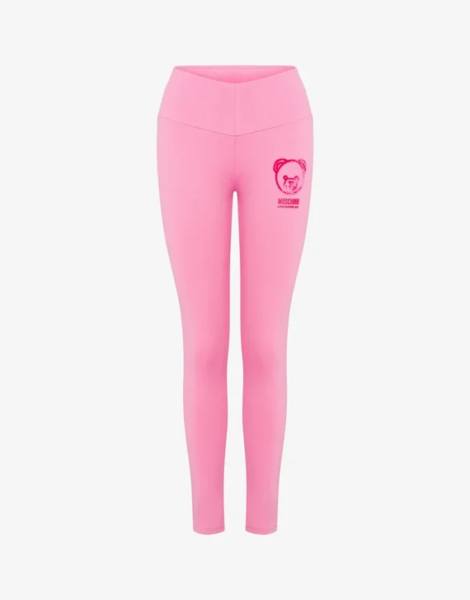 Moschino Teddy Bear technical fabric leggings