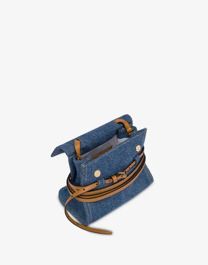Moschino Tie Me bag in denim