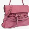 Moschino Tie Me bag in suede Medium Moschino Tie Me bag in suede Medium