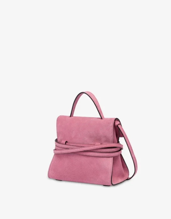 Moschino Tie Me bag in suede Small Moschino Tie Me bag in suede Small