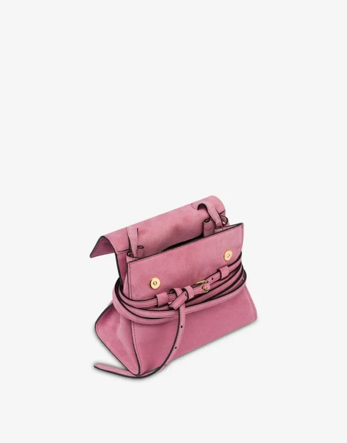 Moschino Tie Me bag in suede Small Moschino Tie Me bag in suede Small