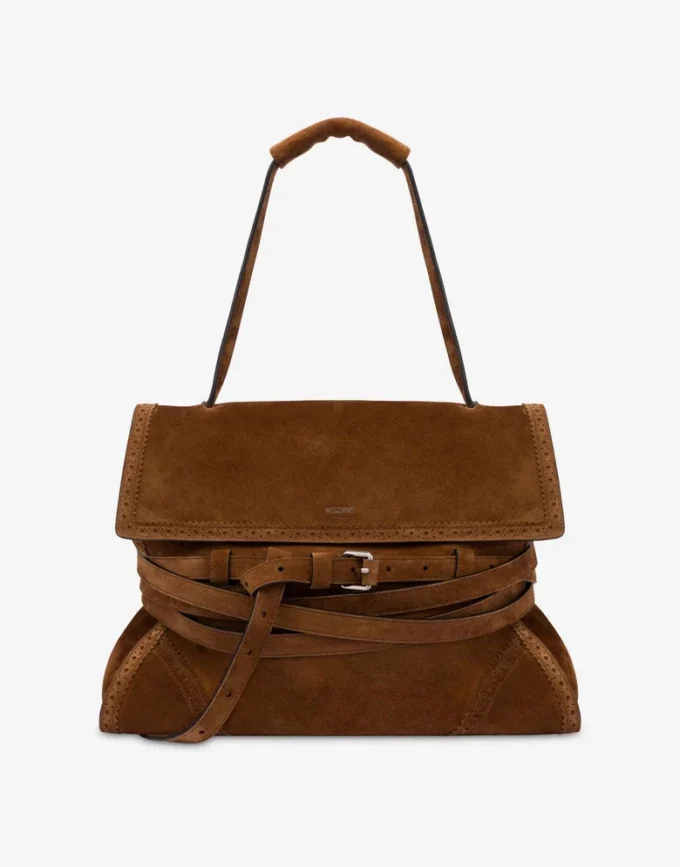 Moschino Tie Me Medium Shoulder Bag Moschino Tie Me Medium Shoulder Bag
