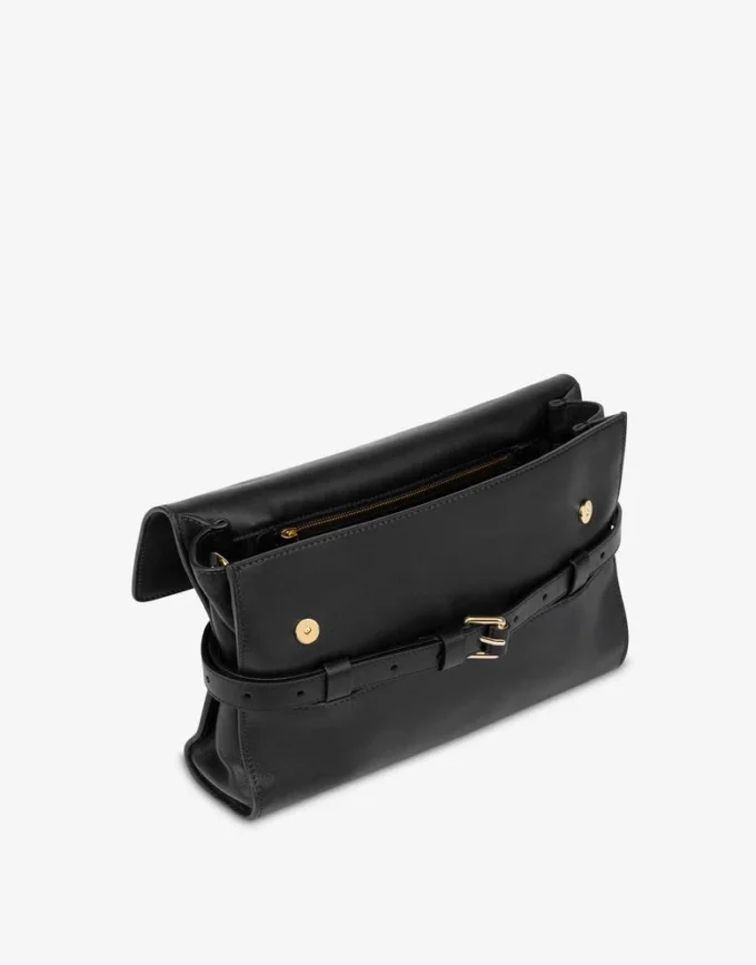 Moschino Tie Me Nappa Clutch