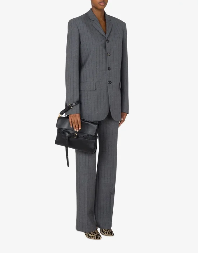 Moschino Tie Me Nappa Clutch