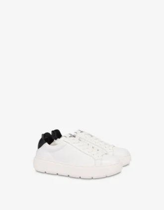 Nappa leather and lambskin sneakers