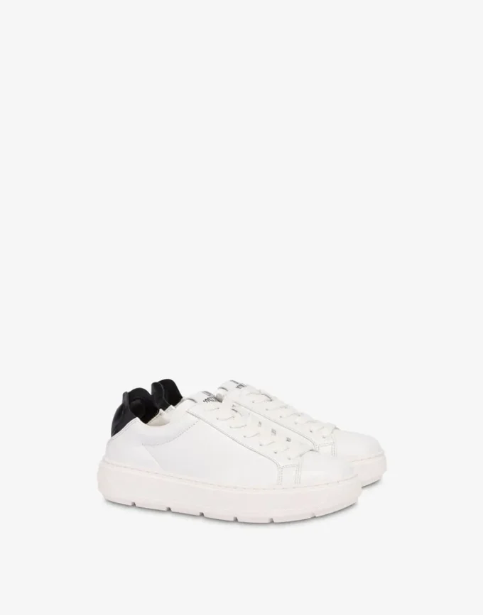 Nappa leather and lambskin sneakers Nappa leather and lambskin sneakers