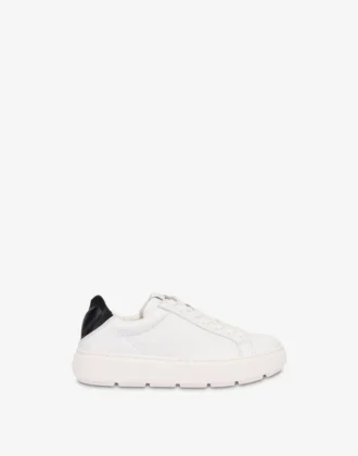 Nappa leather and lambskin sneakers