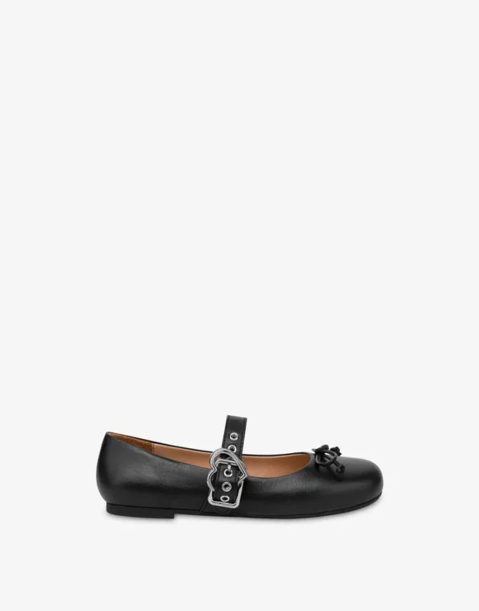Nappa leather ballet flats