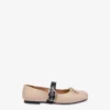 Nappa leather ballet flats