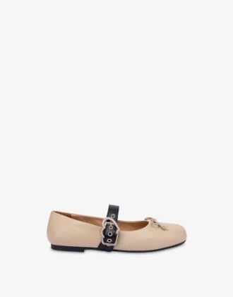 Nappa leather ballet flats