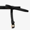 Nappa leather belt