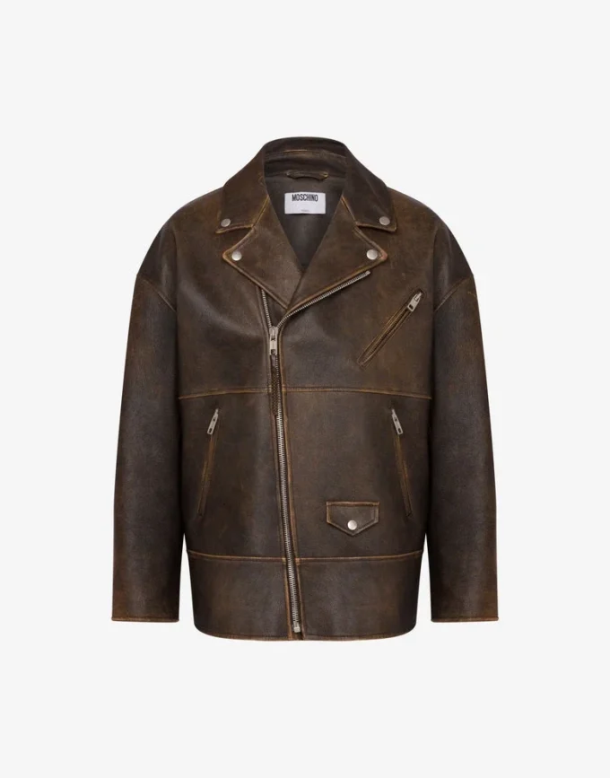 Nappa Leather Biker Jacket Smiley® Nappa Leather Biker Jacket Smiley®