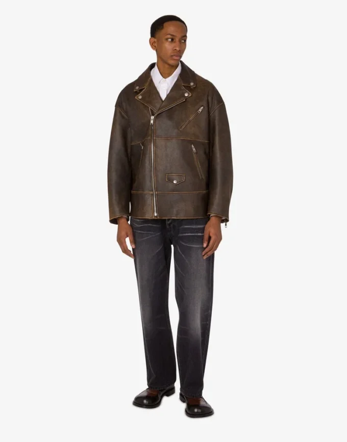 Nappa Leather Biker Jacket Smiley® Nappa Leather Biker Jacket Smiley®
