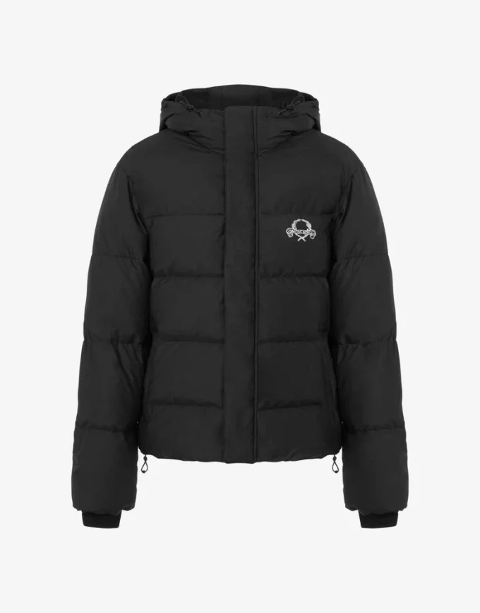 Nylon Puffer Jacket Laurel Crown Logo Nylon Puffer Jacket Laurel Crown Logo