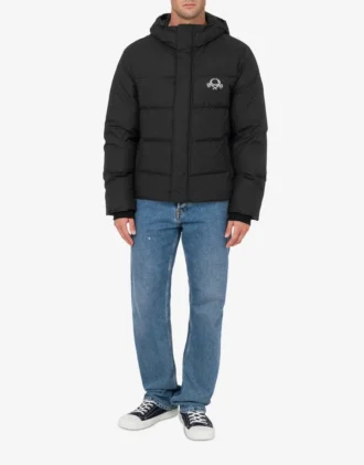 nylon puffer jacket laurel crown logo 3 330x421 - Nylon Puffer Jacket Laurel Crown Logo