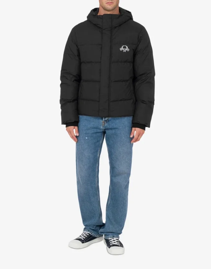 Nylon Puffer Jacket Laurel Crown Logo Nylon Puffer Jacket Laurel Crown Logo