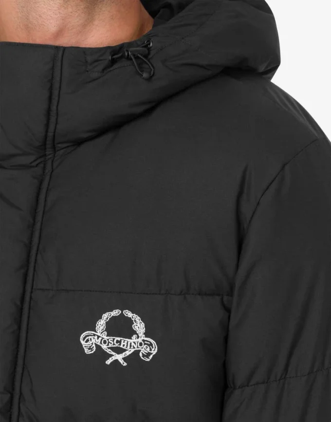 Nylon Puffer Jacket Laurel Crown Logo Nylon Puffer Jacket Laurel Crown Logo