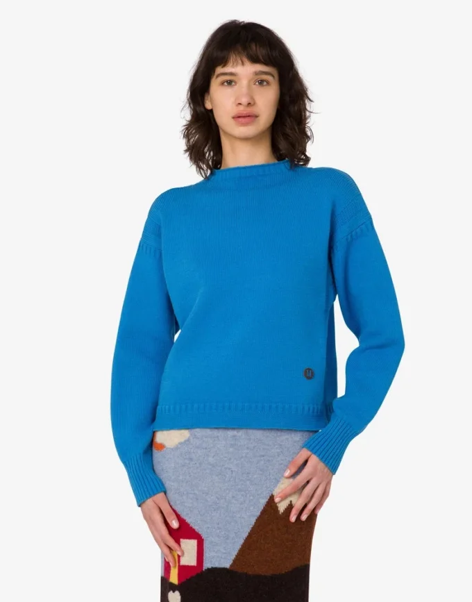 Organic cotton blend pullover