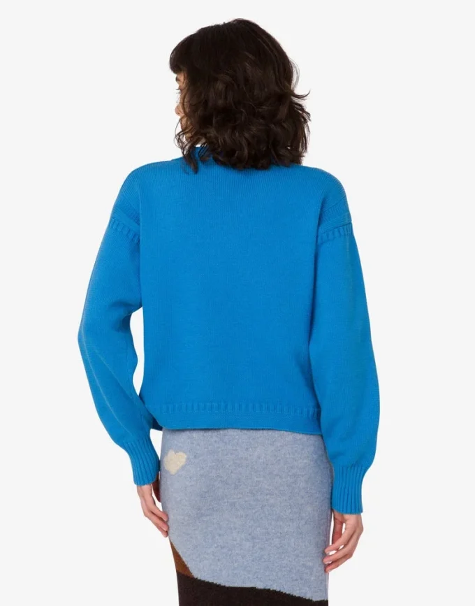 Organic cotton blend pullover