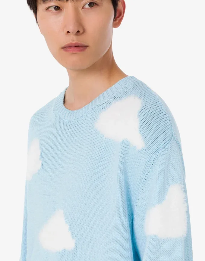 Organic cotton blend pullover Archive Cloud