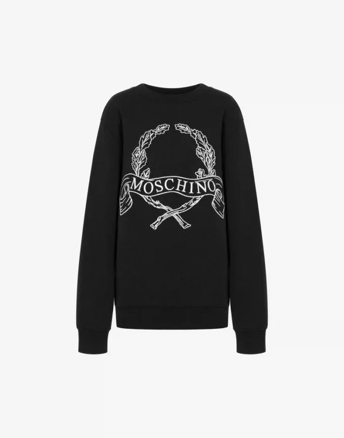 Organic Cotton Hoodie Laurel Crown Logo