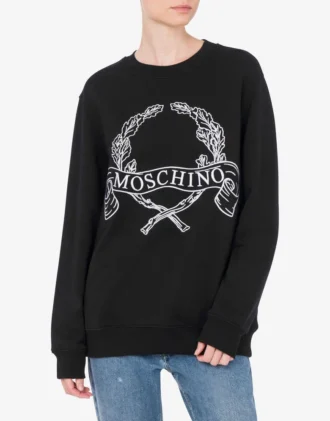 Organic Cotton Hoodie Laurel Crown Logo