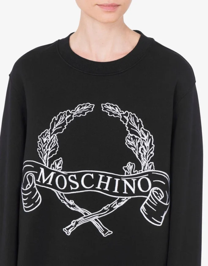 Organic Cotton Hoodie Laurel Crown Logo