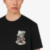 Organic cotton jersey polo shirt Moschino Teddy Bear