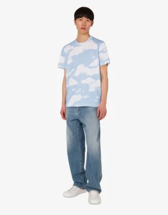 Organic cotton jersey T-shirt Archive Clouds Organic cotton jersey T-shirt Archive Clouds